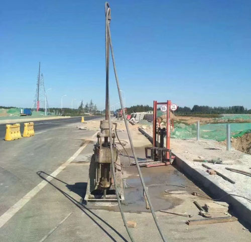 沙溪镇公路高聚物注浆加固